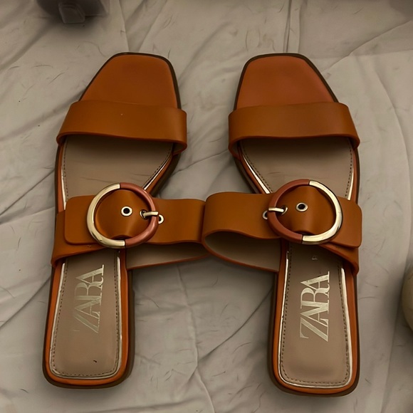 Zara Shoes - Zara sandals size 37. Only wore one time.